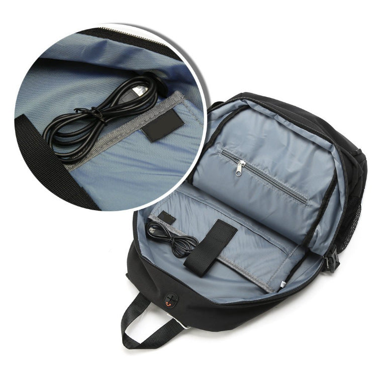 Sarah Express Anti-Theft USB Charging Laptop Backpack – Water-Resistant Nylon Travel Bag with Shoulder Straps