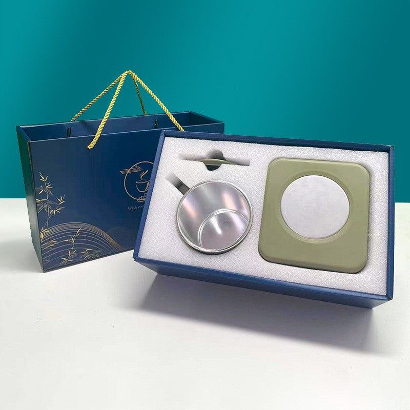 Sarah Express Portable Quick Cooling Cup - 400ml Rapid Refrigeration Beverage Chiller for Beer, Drinks & Heating - Kitchen Gadget Gift Box Avocado Green