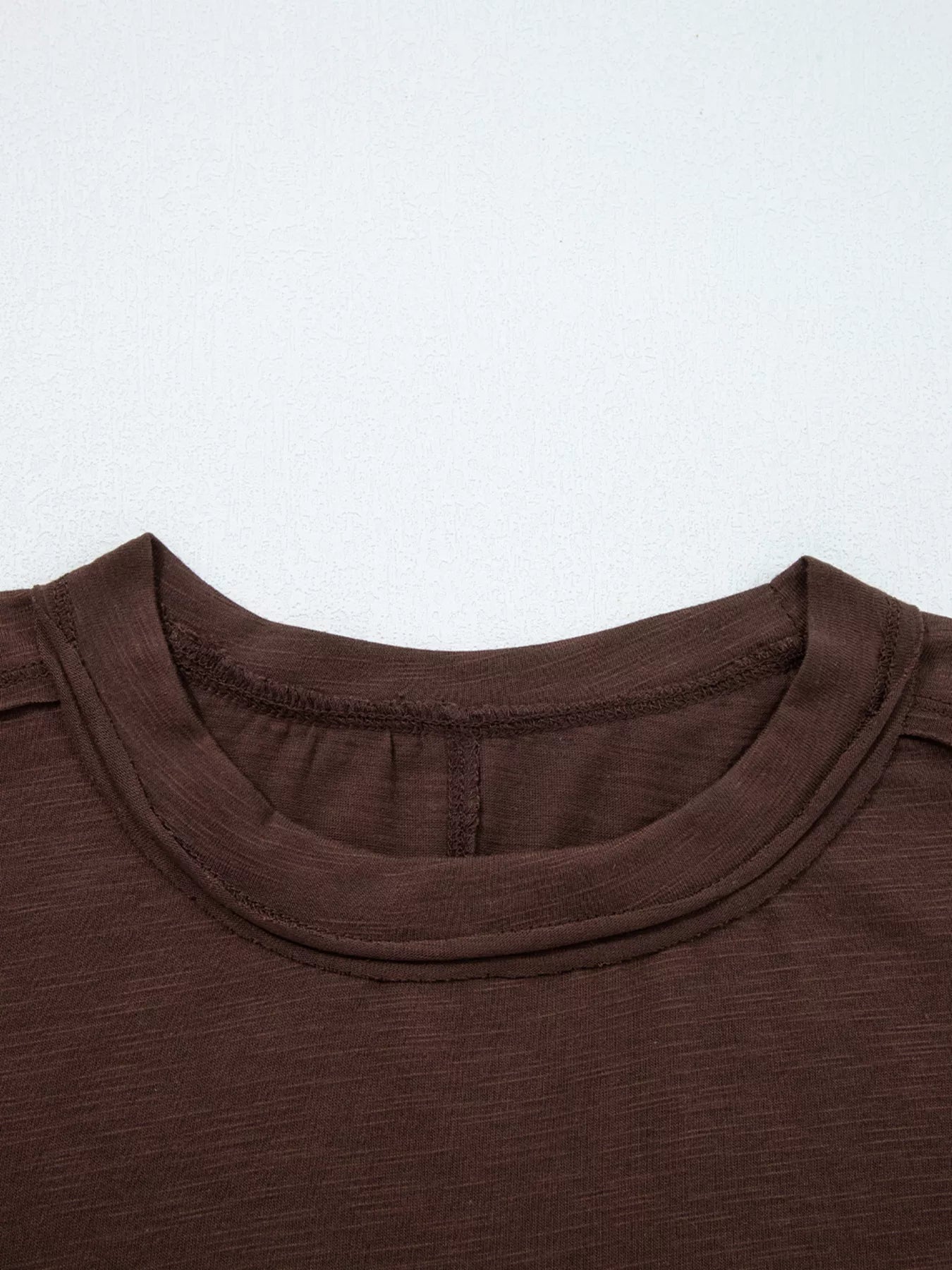 Sarah Express Women's Sheer Lace Patchwork Casual Long Sleeve Top