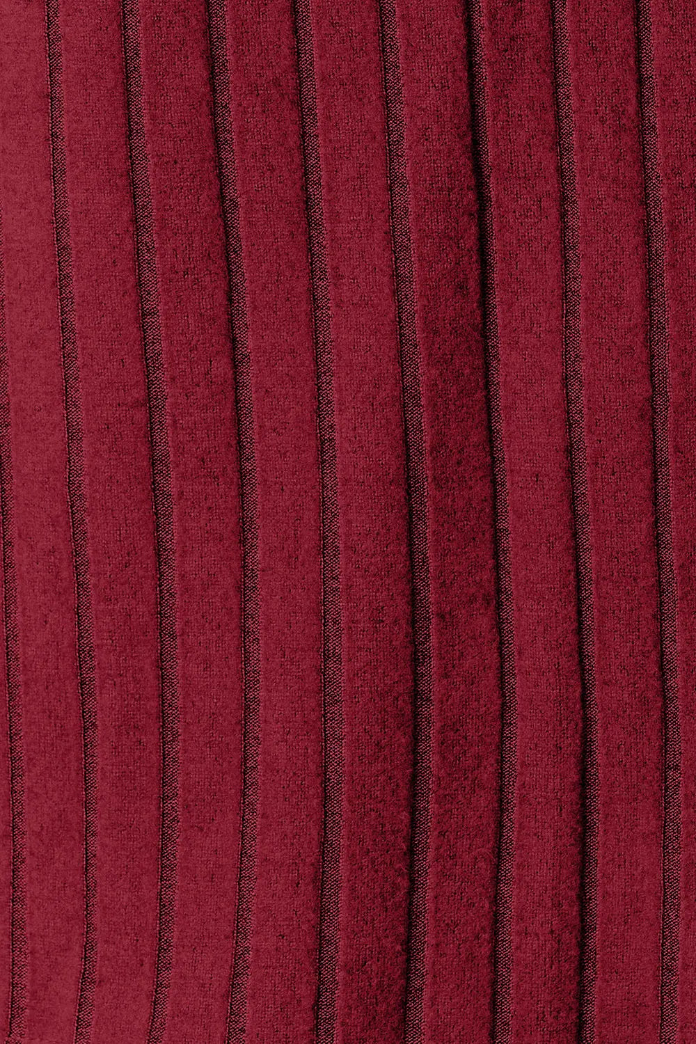 Sarah Express Women's Ribbed Long Sleeve Top with Slit Detail - Basic Bae