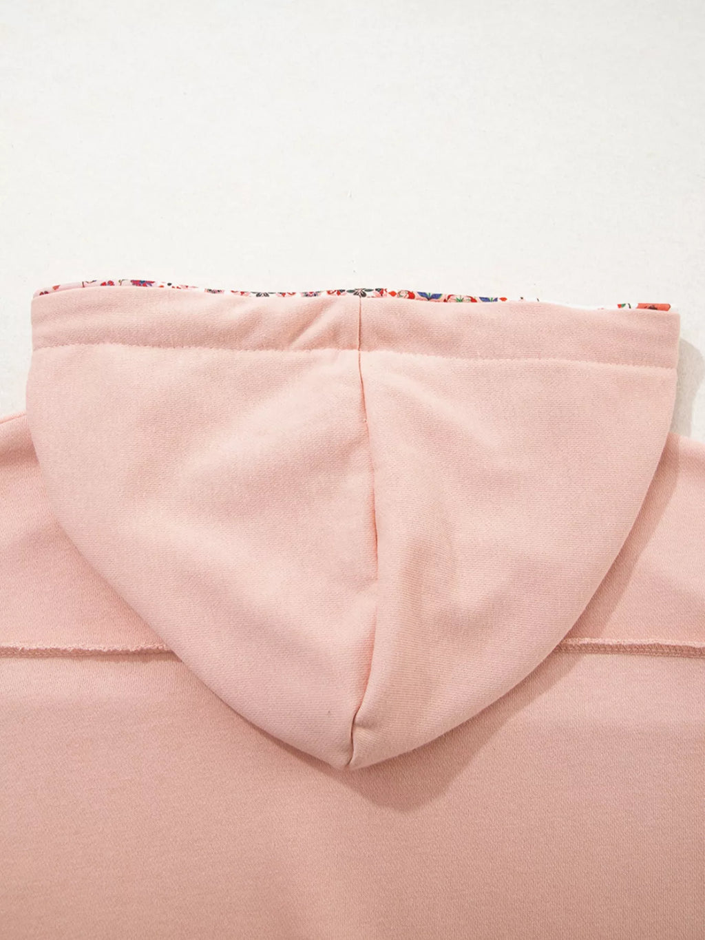 Sarah Express Women's Floral Print Drawstring Long Sleeve Hoodie