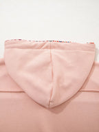 Sarah Express Women's Floral Print Drawstring Long Sleeve Hoodie