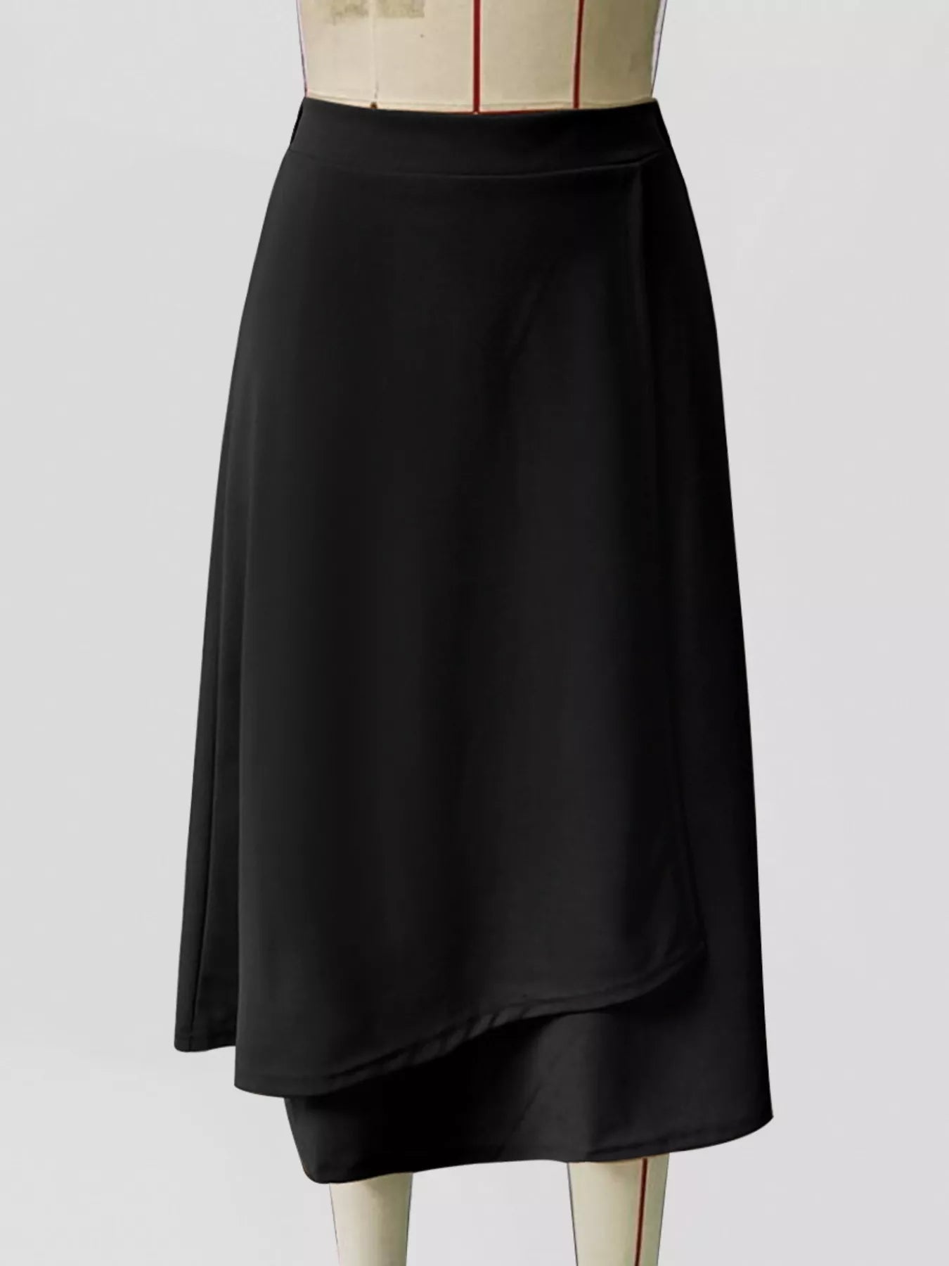 Sarah Express Women's Asymmetrical Hem A-Line Skirt