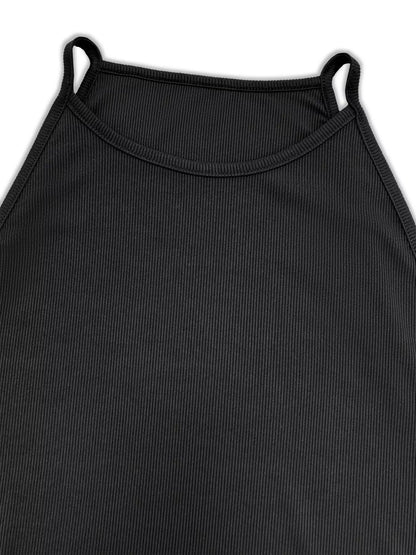Sarah Express Women's Plus Size Slit Round Neck Cami