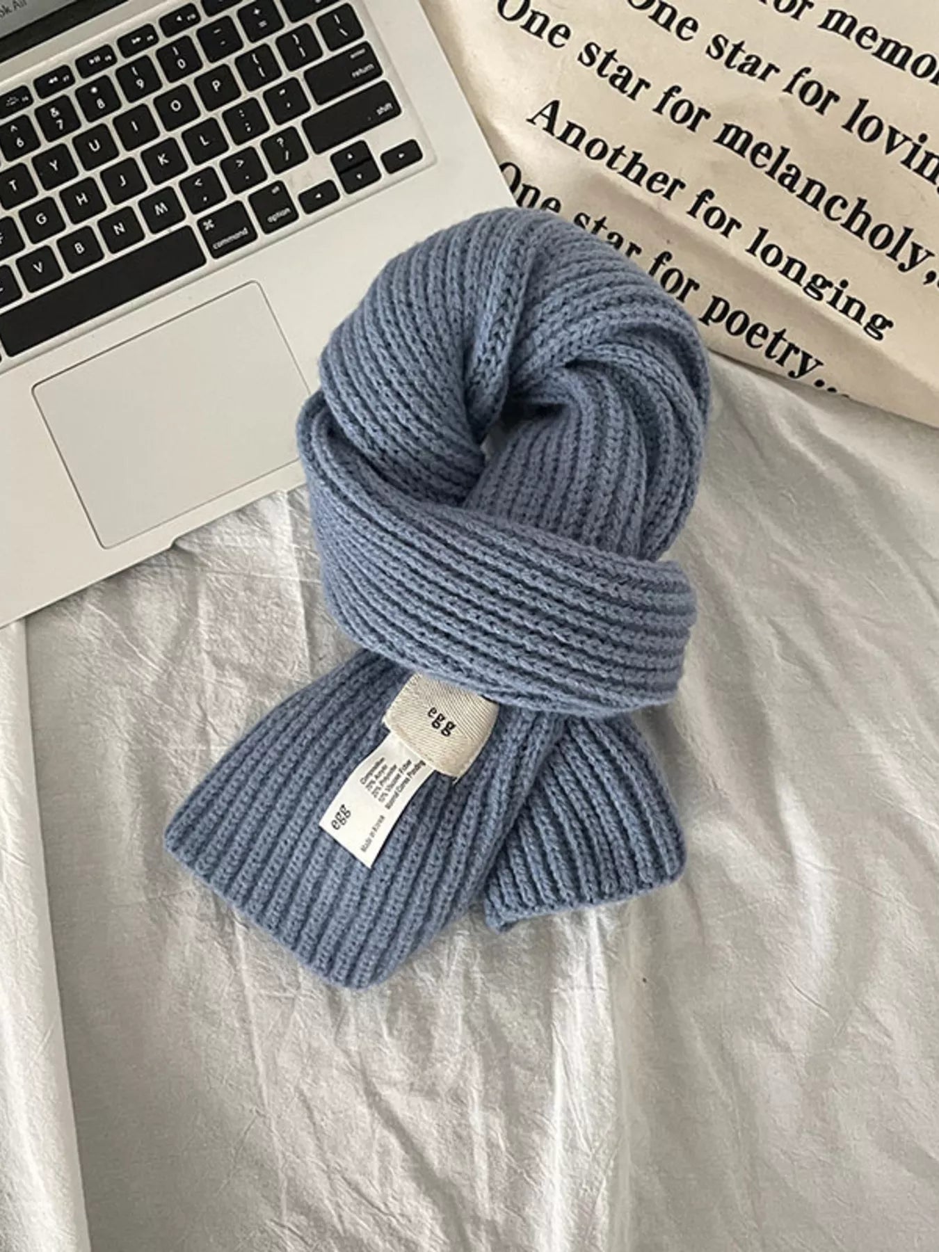 Sarah Express Women's Knitted Ribbed Scarf