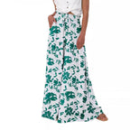 Sarah Express Women's High Waist Wide Leg Pants Casual Polyester Trousers