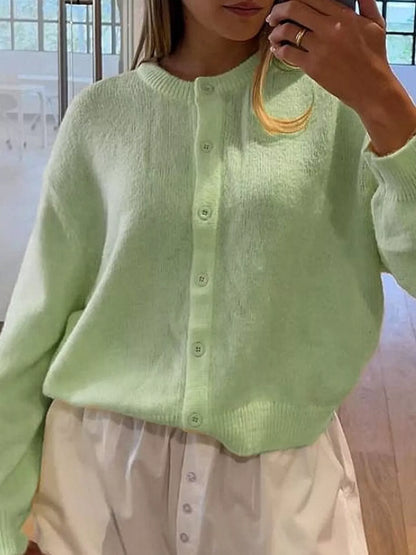 Sarah Express Women's Button-Down Knit Cardigan