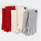 Sarah Express Women's Cable Knit Touchscreen Gloves