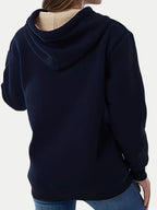Sarah Express Women's Drawstring Long Sleeve Hoodie with Kangaroo Pocket