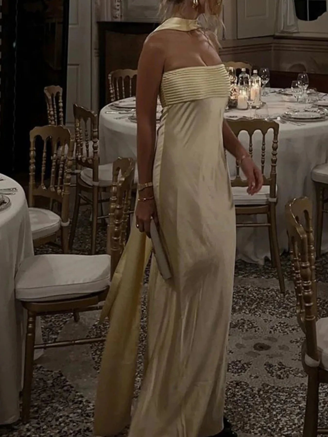 Sarah Express Women's Tube Mermaid Maxi Dress