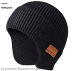 Sarah Express Wireless Bluetooth Beanie Knitted Winter Hat USB Rechargeable