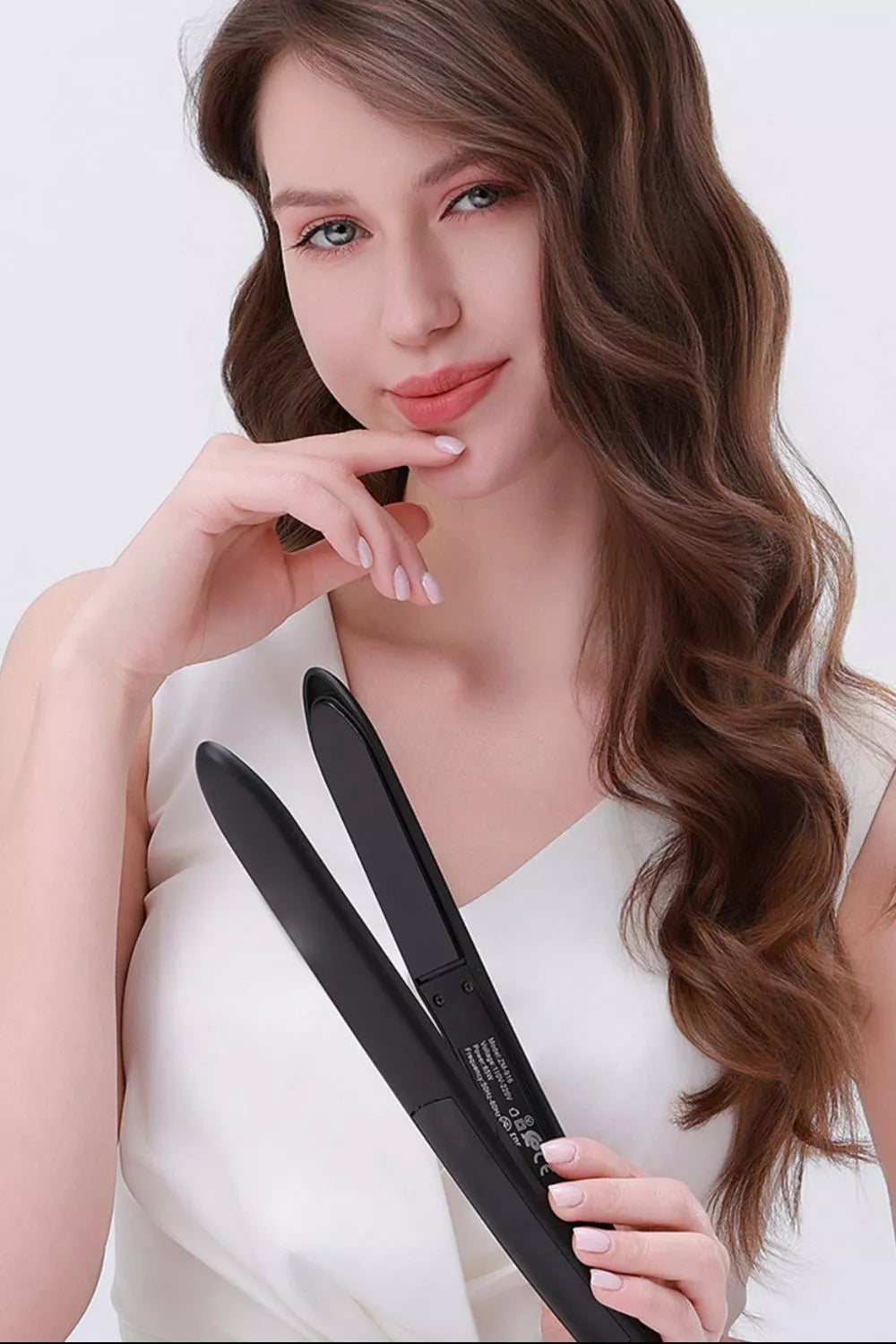 Sarah Express 2-in-1 Hair Curler and Straightener - Dual Function Styling Tool