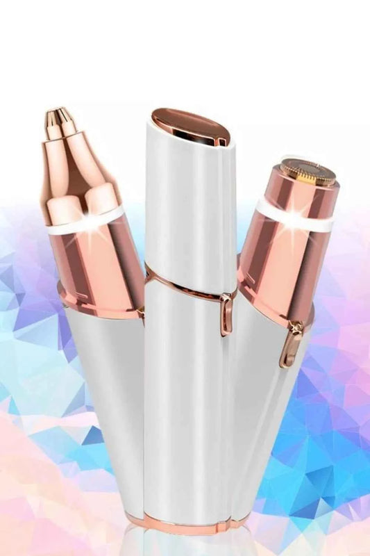 Sarah Express Women's Portable Hair Remover Epilator - Electric Multi-Purpose Hair Removal Device Ivory One Size