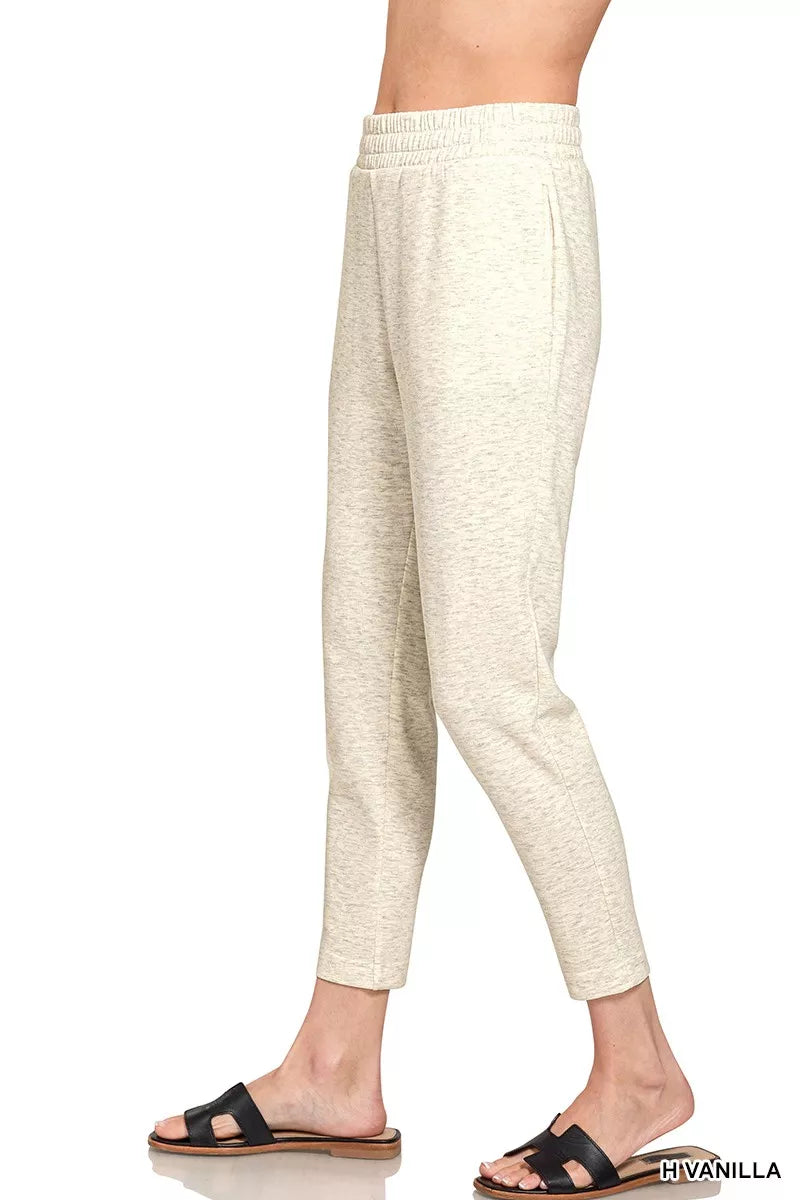 Sarah Express Women's Scuba Capri Sweatpants with Pocket