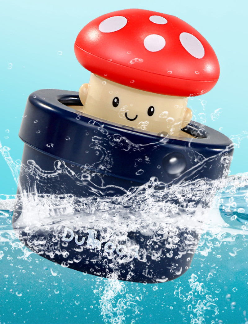 Sarah Express Kids Bath Toys Water Spray Shower Game - Interactive Bird Mushroom Bathroom Toy