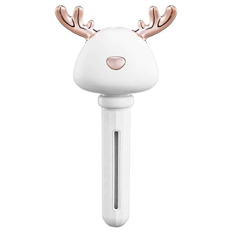 Sarah Express Donut Mini Humidifier USB Car Air Freshener - Portable Aromatherapy Diffuser White elk