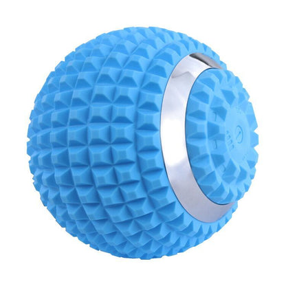 Sarah Express Vibrating Massage Ball - 4-Speed Electric Muscle Recovery Therapy Ball Blue