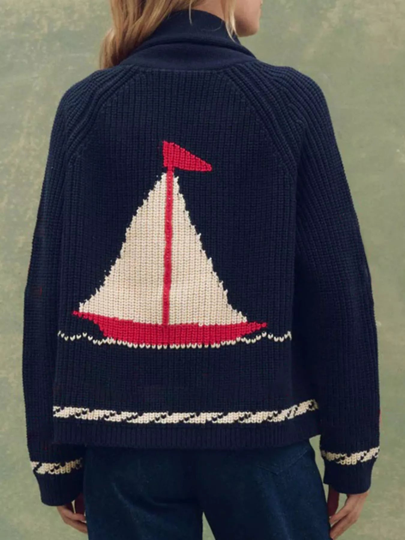 Sarah Express Women's Open Front Long Sleeve Cardigan - Lightweight Layering Sweater