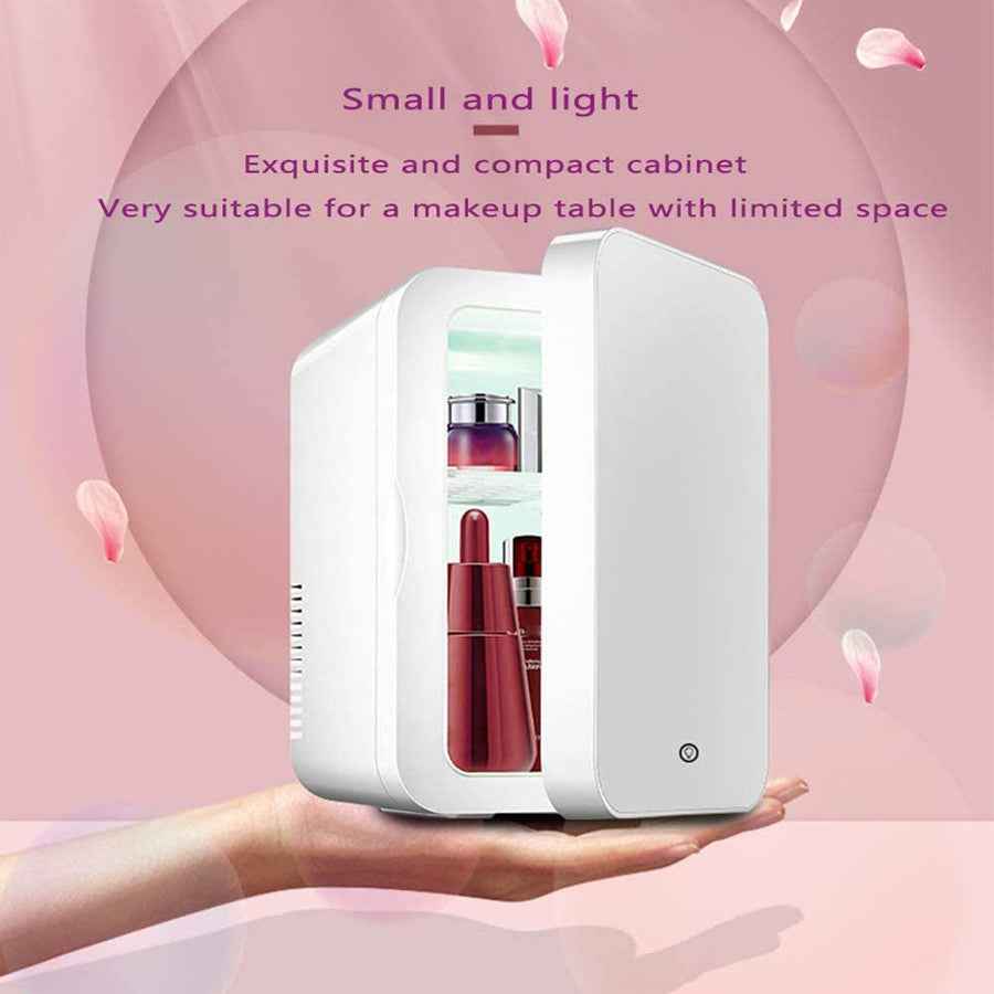 Sarah Express Mini Beauty Fridge - Portable Cosmetic Cooler & Warmer for Skincare Products