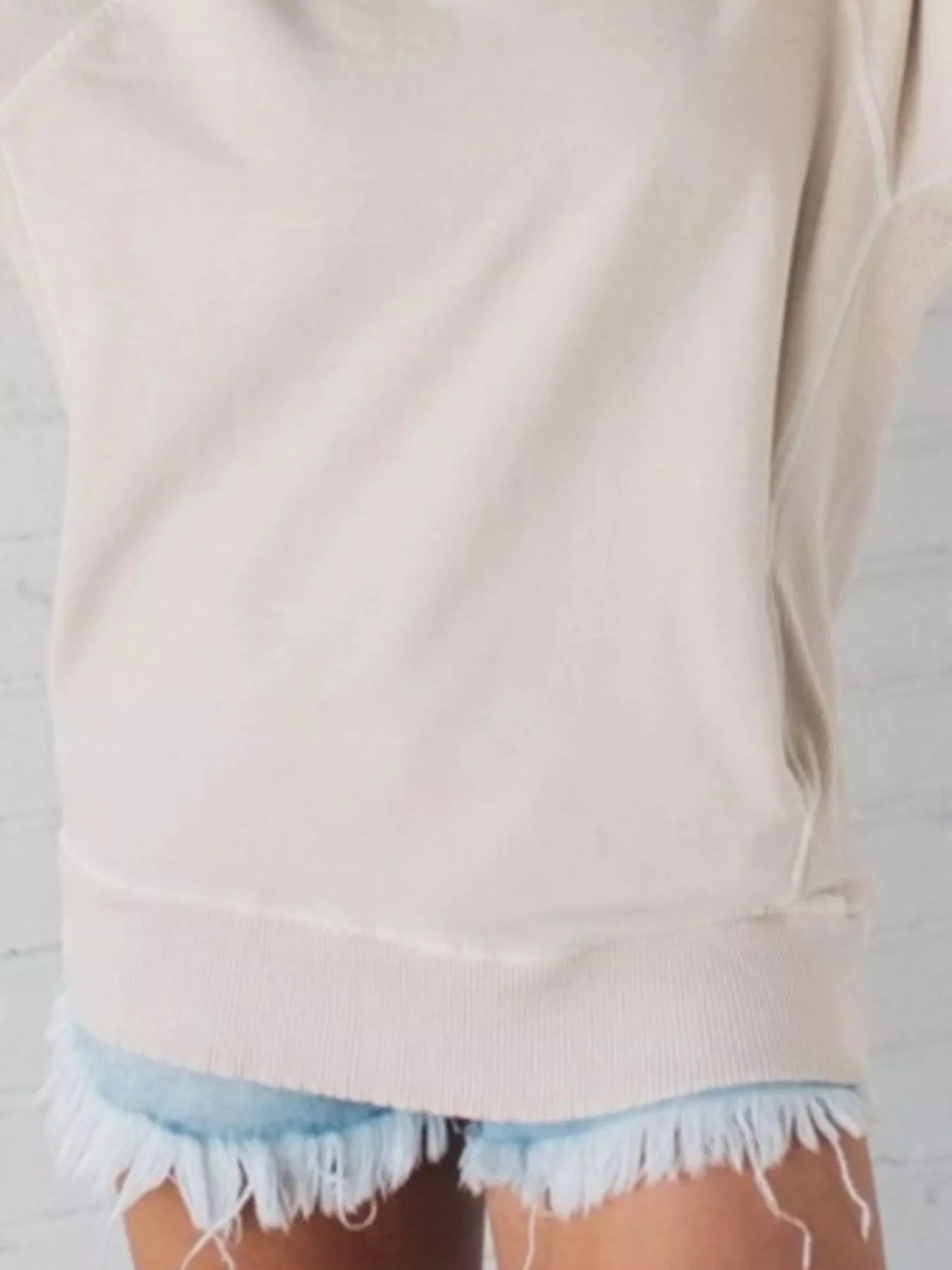 Sarah Express Women's Crew Neck Raglan Sleeve Sweatshirt - Casual Pullover Top