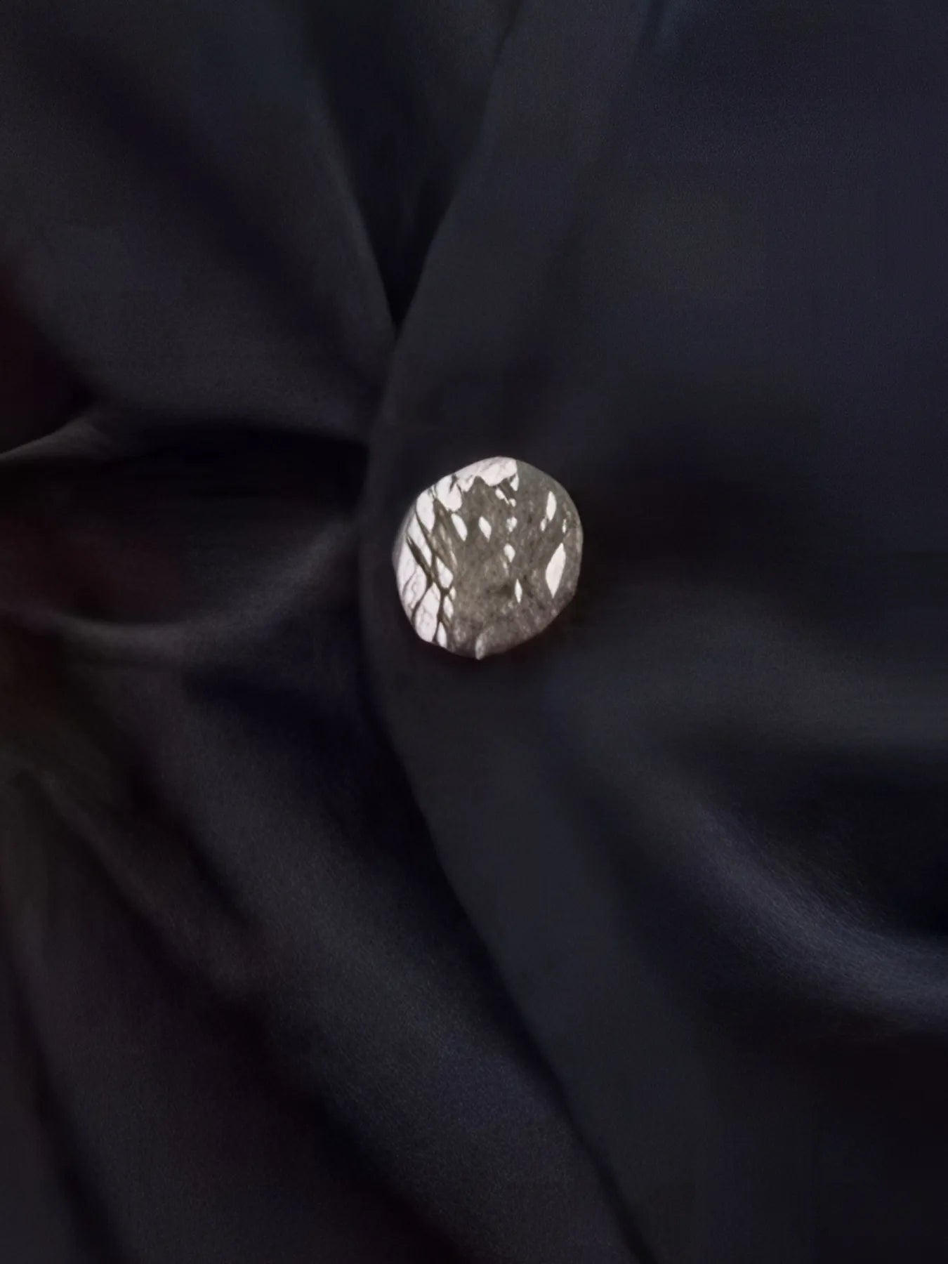 Sarah Express Women's Plus Size Wrap Front Blouse with Decorative Button Detail