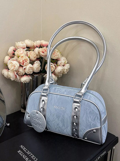 Sarah Express Women's Small PU Leather Top Handle Shoulder Bag