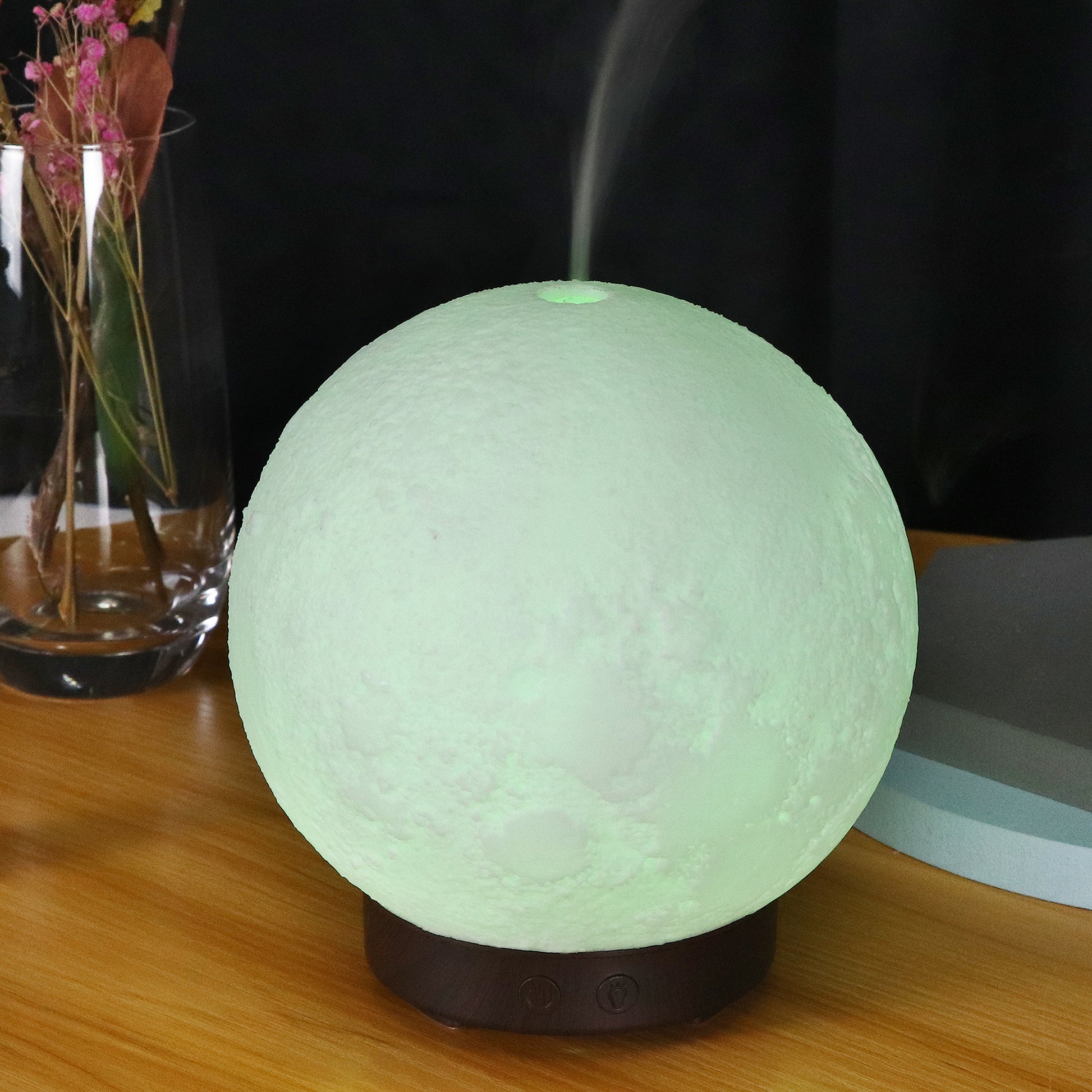 Sarah Express Moon Light Ultrasonic Humidifier Aroma Diffuser Essential Oil Aromatherapy Mist Maker