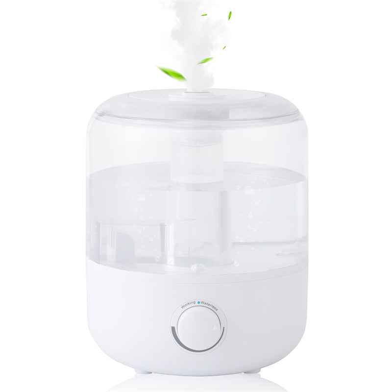 Sarah Express 3L Mechanical Humidifier with Low Water Level Protection - BPA Free Ultrasonic Cool Mist Humidifier for Home Bedroom Office 3L Mechanical Humidifier