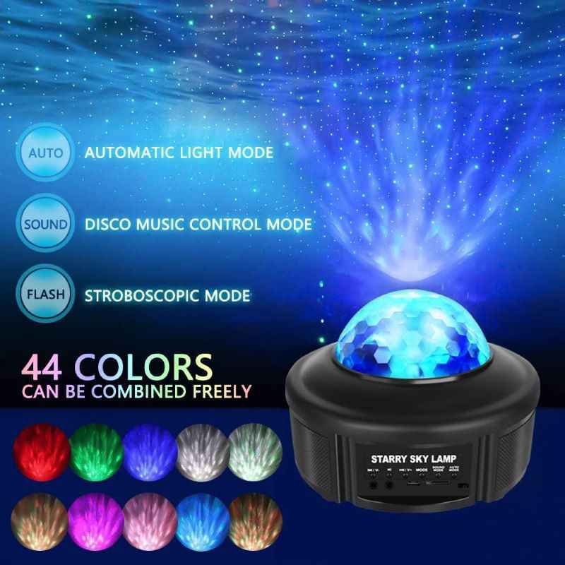 Sarah Express Bluetooth Starry Sky Projector Night Light with Music Speaker - LED Galaxy Projector