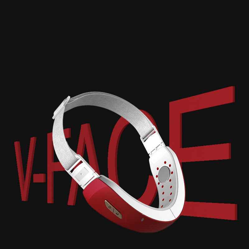 Sarah Express LED Photon Therapy Face Massager - V-Shape Lifting Facial Massager with EMS Microcurrent & Blue Light