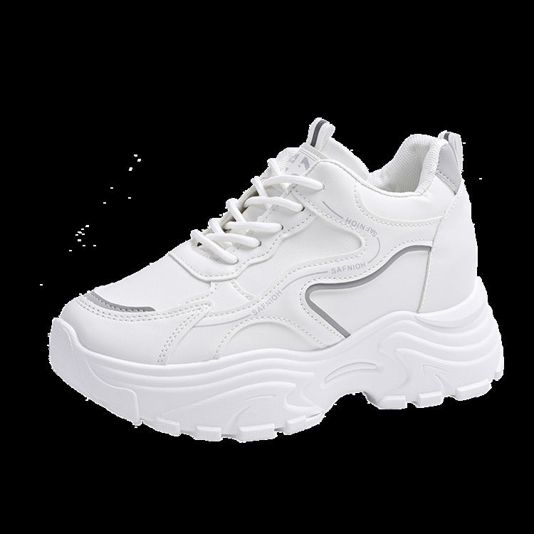 Sarah Express Women's Soft-Soled Casual Running Sneakers - Breathable Mesh Athletic Shoes Gray