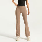 Sarah Express Women's High Waist Flared Yoga Pants Lifting Compression Leggings