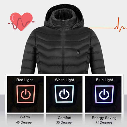 Sarah Express USB Heated Vest Jacket - Electric Thermal Heating Coat Winter Warmth