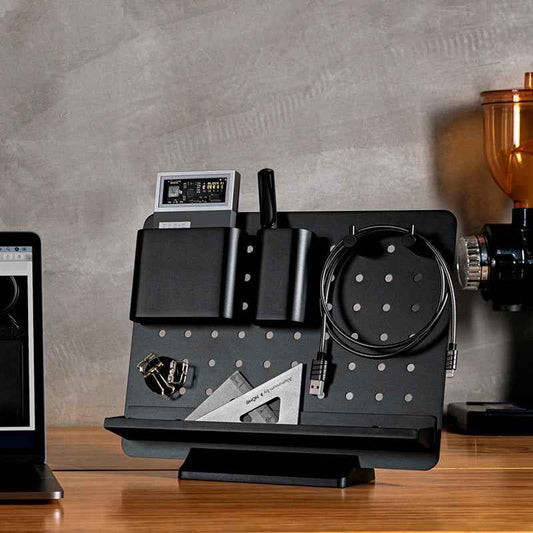 Sarah Express Premium Aluminum Desk Organizer Storage Rack with Magnetic Surface