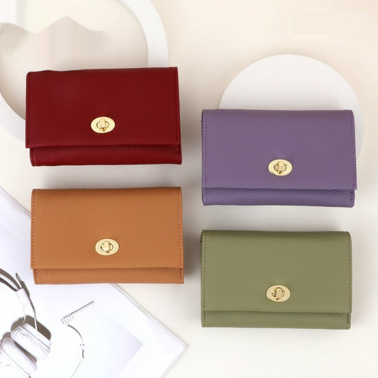 Sarah Express Women's PU Leather Wallet with Lock Closure | Influencer Style | Sarah Express