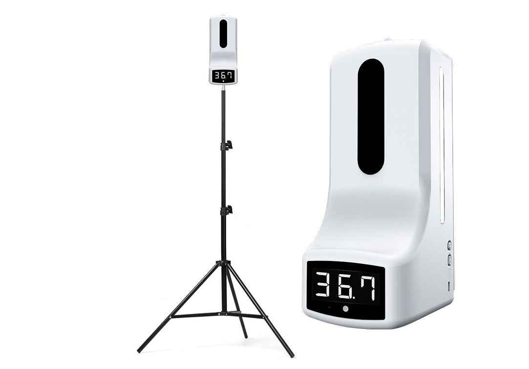 Sarah Express Automatic Touchless Soap Dispenser with Infrared Temperature Measurement