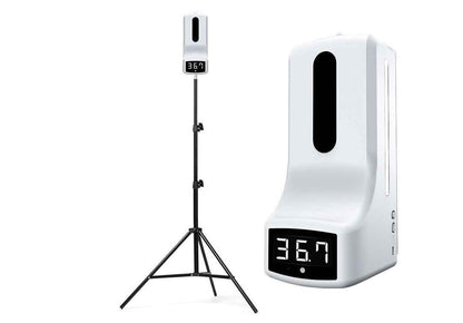 Sarah Express Automatic Touchless Soap Dispenser with Infrared Temperature Measurement