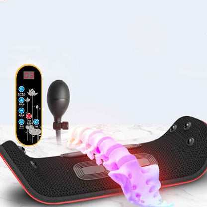 Sarah Express Electric Lumbar Traction Device - Back Pain Relief Massager with Heat & Vibration Upgrade