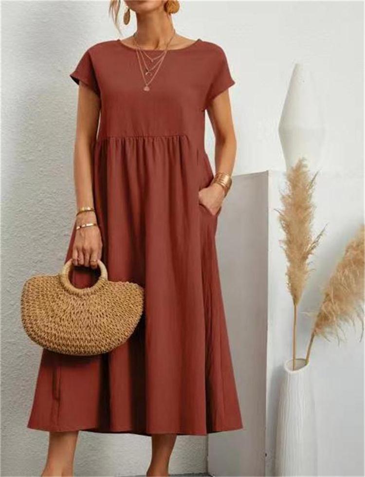 Sarah Express Button-Down Shirt Dress Long Sleeve Resort Style