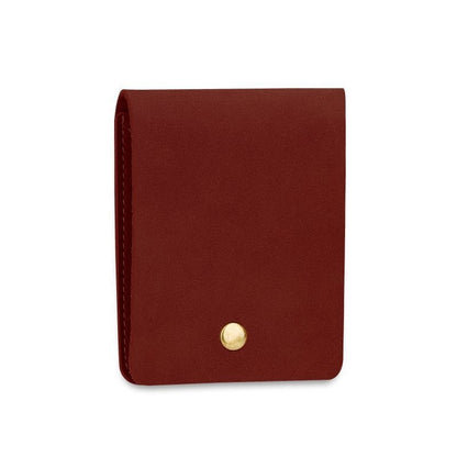 Sarah Express Women's Matte PU Leather Vintage Bi-Fold Compact Bag | Anti-Theft Wallet Purse