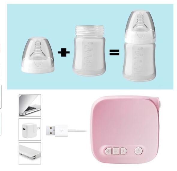 Sarah Express Electric Breast Pump Kit - USB Rechargeable Automatic Milk Pumps with 9 Speed Levels