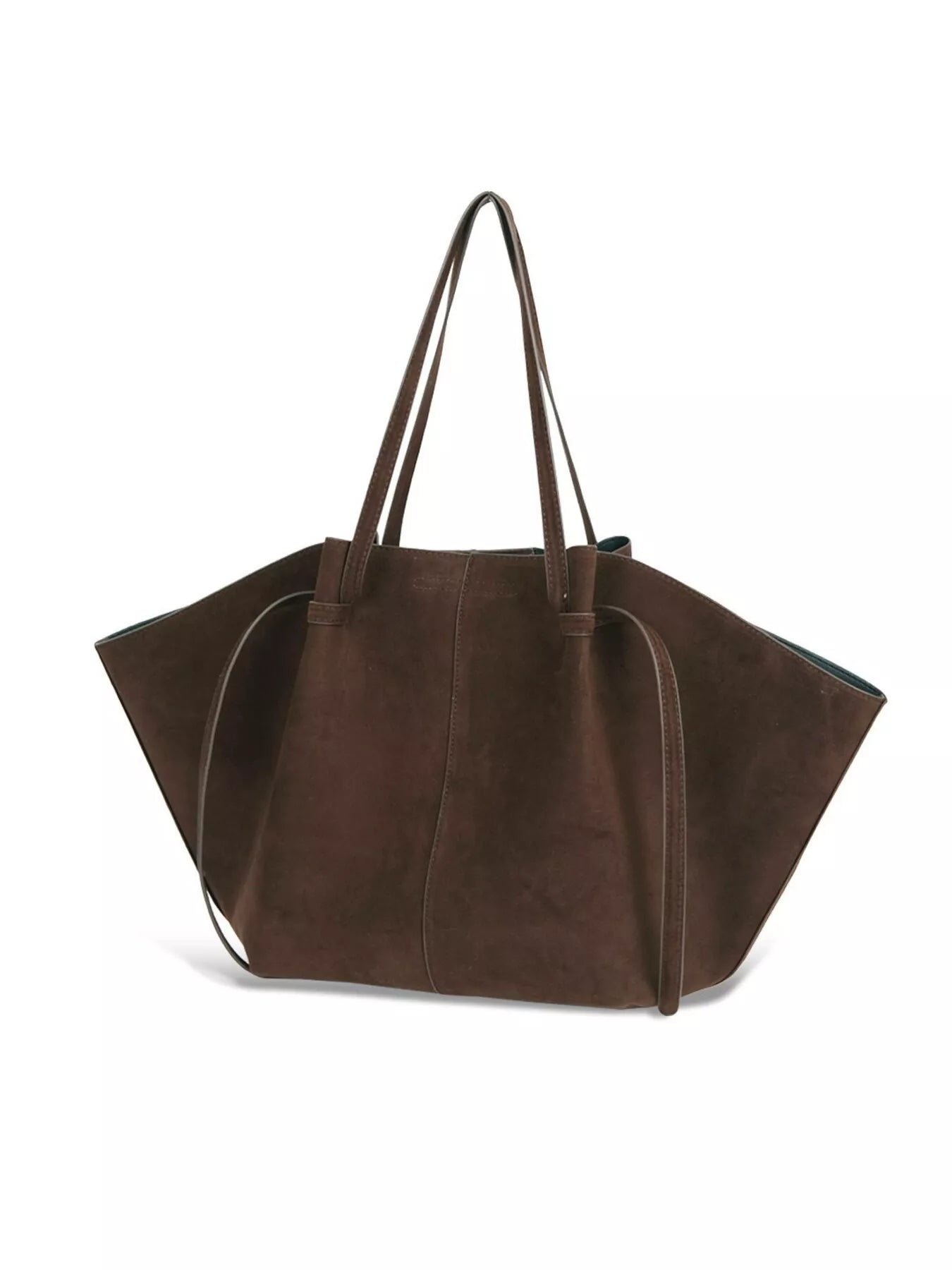 Sarah Express Women's Solid Color Suede Tote Bag