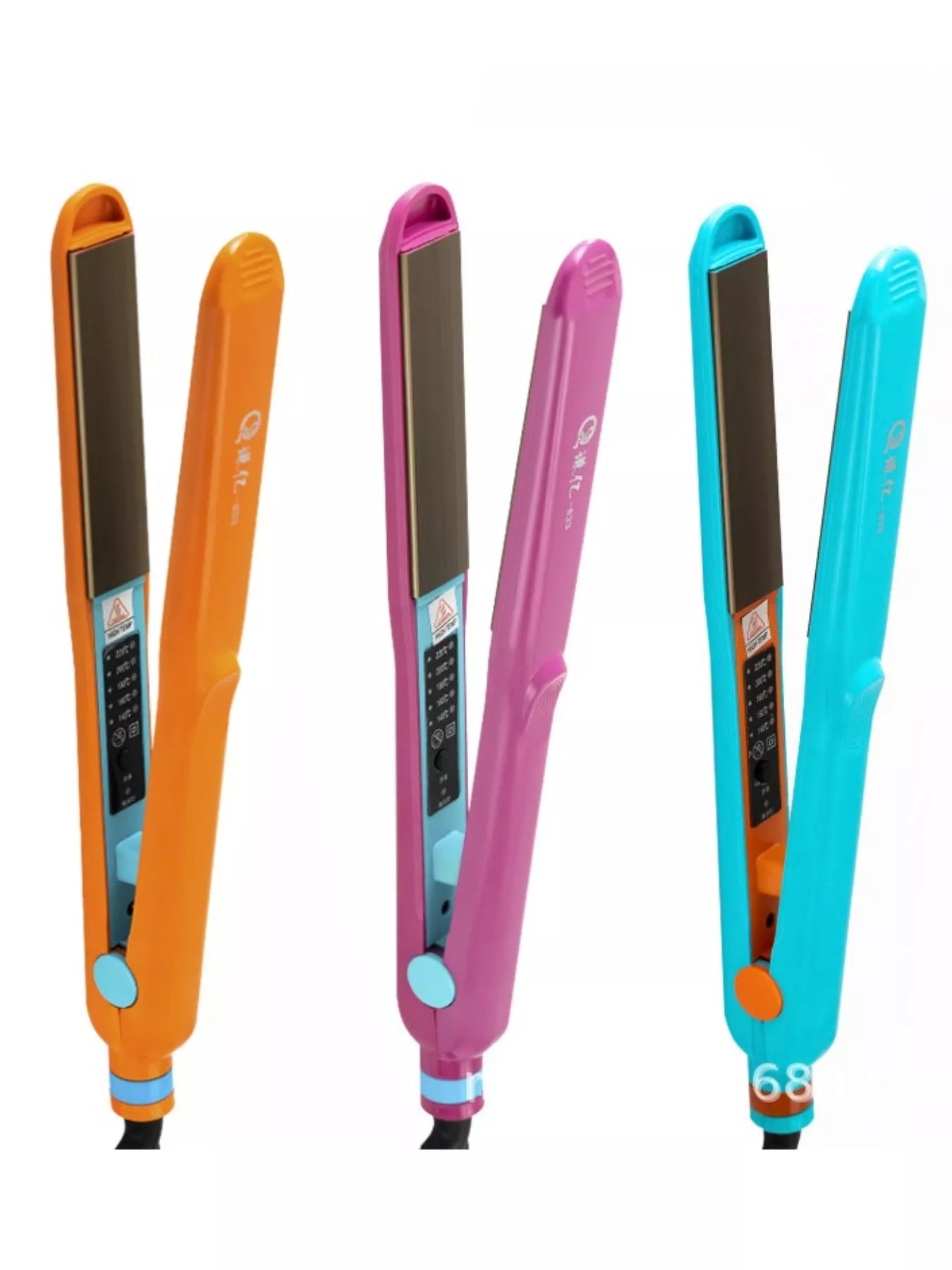 Sarah Express Adjustable Temperature Hair Straightener 2-in-1 Curling Iron Multi-Speed Styling Tool