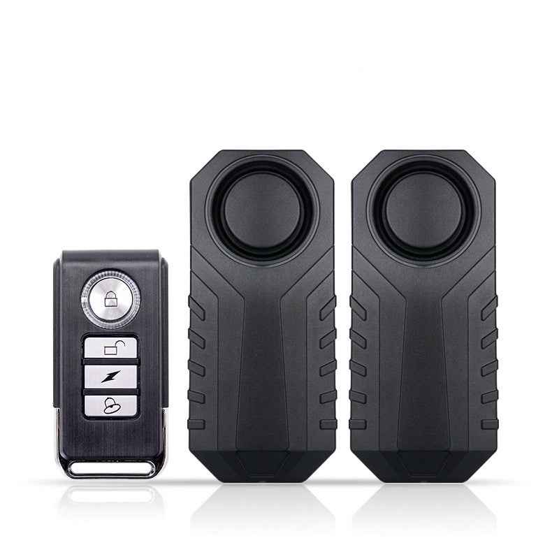 Sarah Express Wireless Remote Control Vibration Alarm - Security Door Window Sensor with 7-Level Sensitivity 3 style