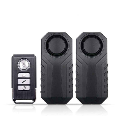 Sarah Express Wireless Remote Control Vibration Alarm - Security Door Window Sensor with 7-Level Sensitivity 3 style