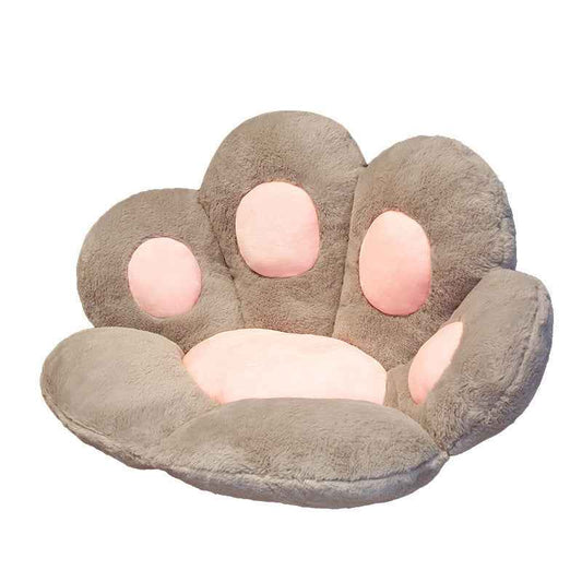 Sarah Express Plush Paw Cushion Floor Seat - Soft Filled Comfort Chair Pillow