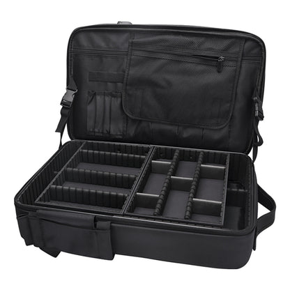 Sarah Express Black High Capacity Makeup Artist Backpack – Multifunctional Travel & Professional Organizer Bag