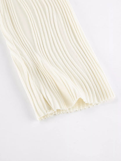 Sarah Express Women's Off-Shoulder Textured Knit Maxi Dress