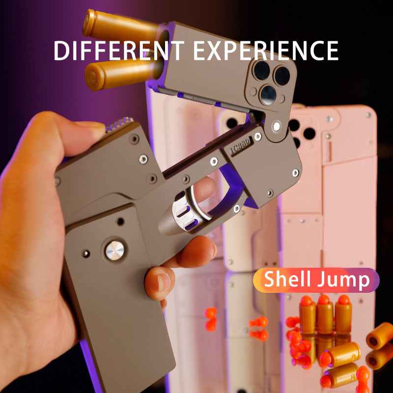 Sarah Express Phone-Style Folding Foam Dart Blaster Toy for Kids - Safe Soft Bullet Outdoor Interactive Gift