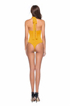 Sarah Express Women's Backless Strappy Jumpsuit Irregular Hem Romper Sleeveless Hollow Out Playsuit
